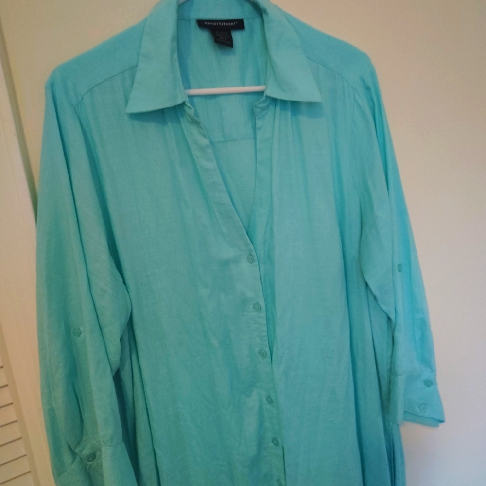 Ashley Stewart Size 14/16 shirt dress